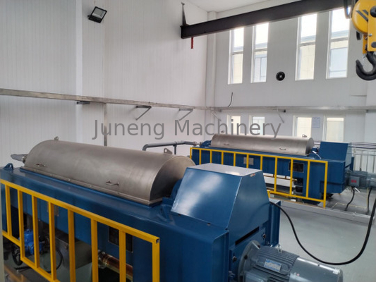 Horizontal Spiral Discharge Sedimentation Centrifuge Two Phase Countercurrent